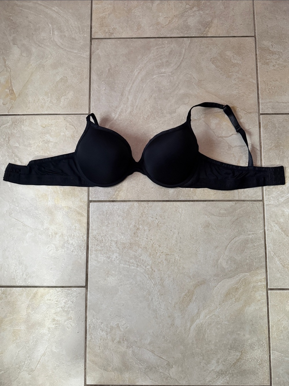 Juicy Couture Black T-Shirt Bra - Smooth Contour